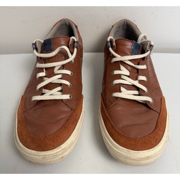 NWOT Cole Haan Men's Size 8.5 Grand OS Brown Leather Tennis Sneakers - Picture 1 of 7